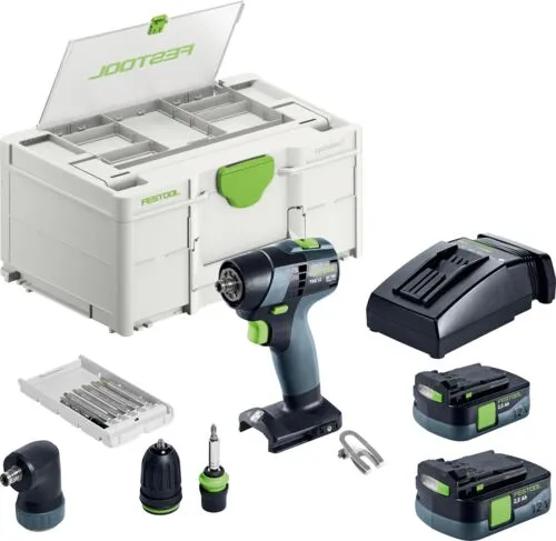 Festool Batteridriven borr-/skruvdragare TXS 12 2,5-Set