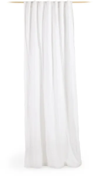 LAFORMA Marja gardin - vit bomull och linne (140x270)
