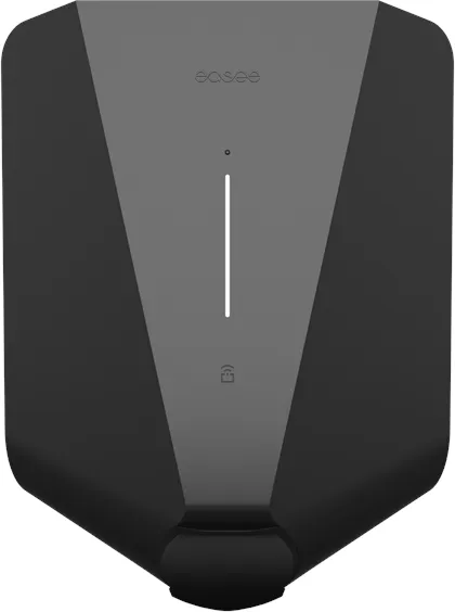 Easee LITE laddningsbox 11 kW med kWh-mätare, Typ 2, WiFi och 4G, Svart