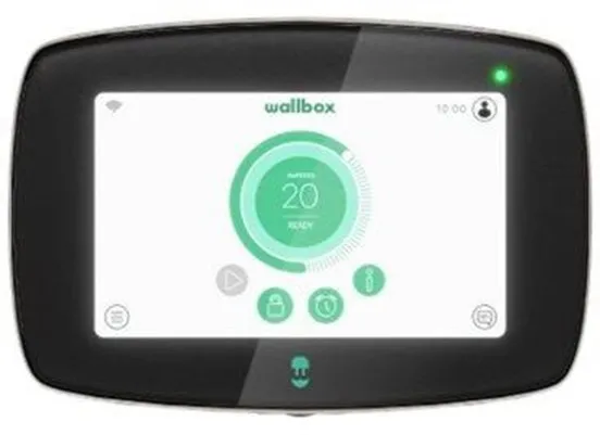 Wallbox Commander 2 laddningsbox med Wi-Fi, 22 kW, 5 meter, Typ 2, svart